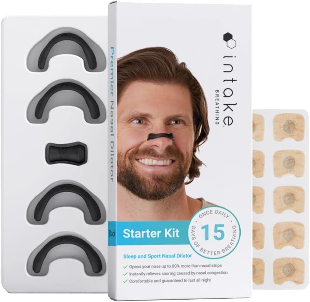 Premium Nasal Dilator (Strips) for Better Breathing | Stop Snoring & Improve Sleep | Starter Kit